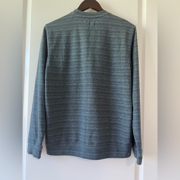 Linksoul Crewneck Golf Performance Casual Sweatshirt Space Dye Knit Pattern S - Picture 2 of 6